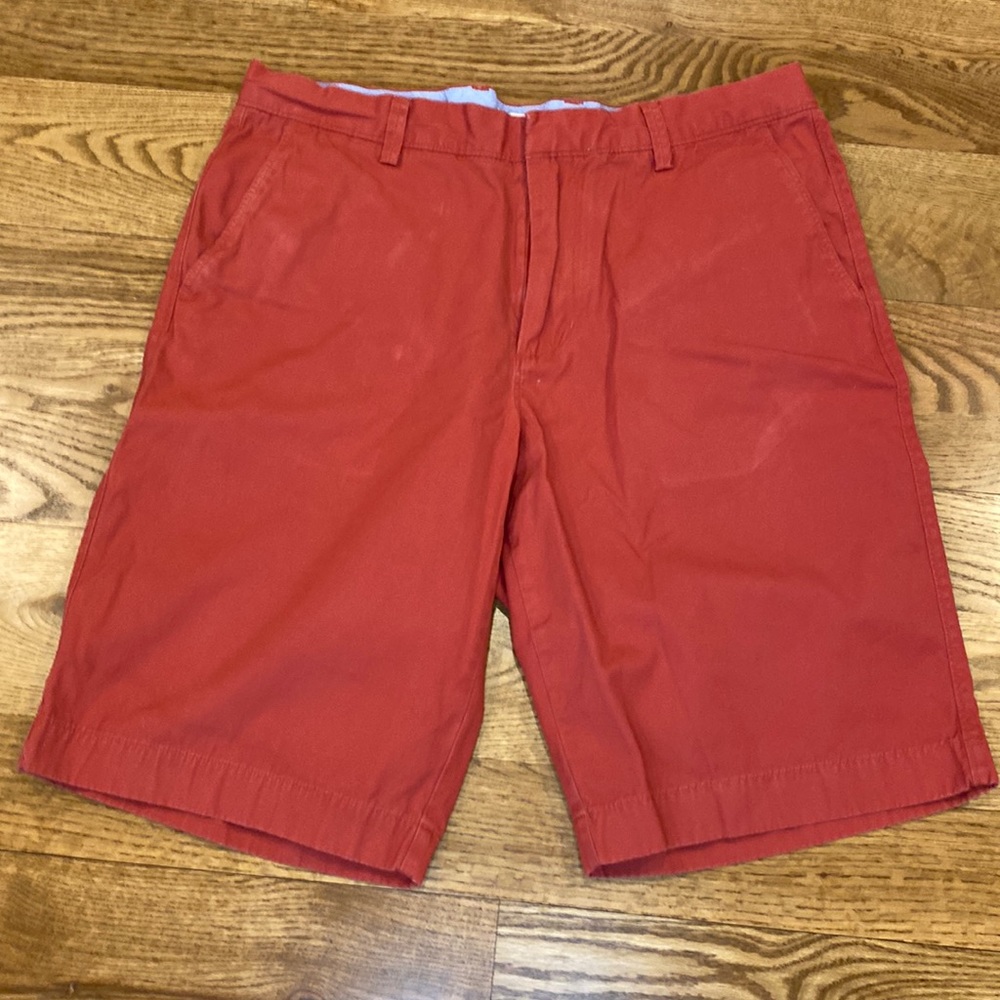 Mens J Crew 11” 100% cotton shorts Nantucket red preppy casual spring break